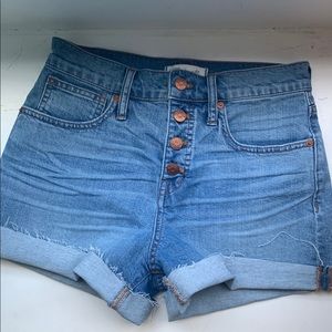 Madewell jean shorts
